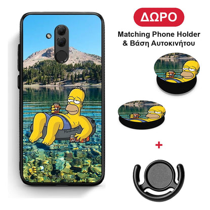 Summer Happiness - Huawei Mate 20 Lite θήκη + Δώρο Phone Holder & Βάση Αυτοκινήτου