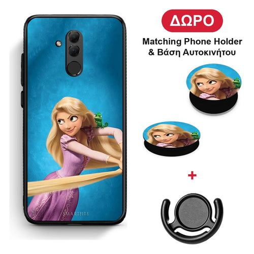 Tangled 2 - Huawei Mate 20 Lite θήκη + Δώρο Phone Holder & Βάση Αυτοκινήτου