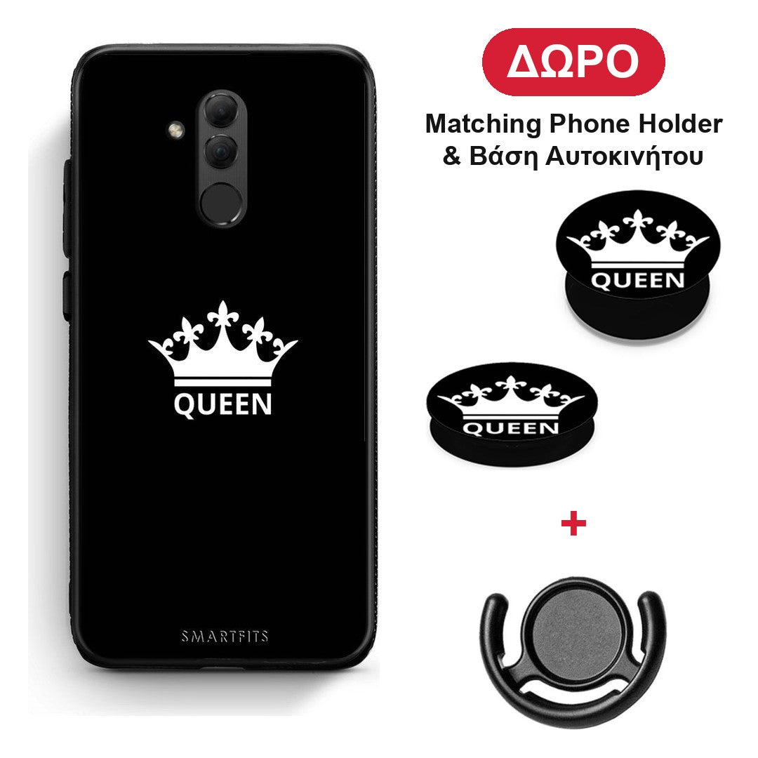 Valentine Queen - Huawei Mate 20 Lite θήκη + Δώρο Phone Holder & Βάση Αυτοκινήτου