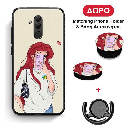 Walking Mermaid - Huawei Mate 20 Lite θήκη + Δώρο Phone Holder & Βάση Αυτοκινήτου