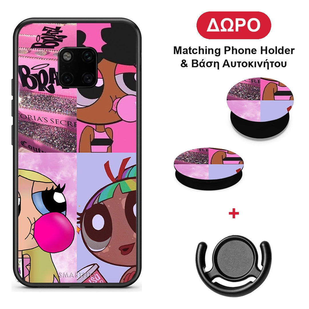 Bubble Girls - Huawei Mate 20 Pro θήκη + Δώρο Phone Holder & Βάση Αυτοκινήτου