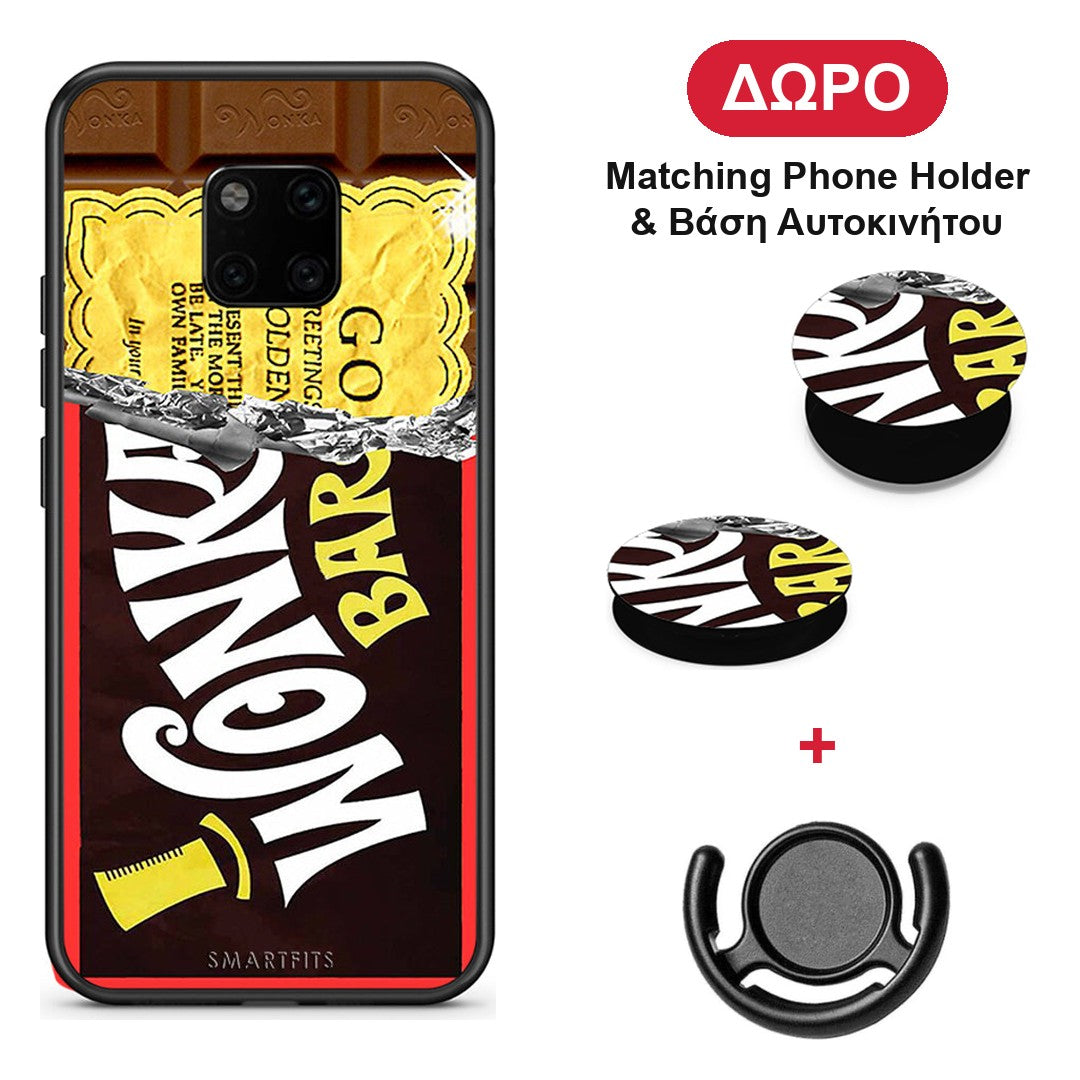 Golden Ticket - Huawei Mate 20 Pro θήκη + Δώρο Phone Holder & Βάση Αυτοκινήτου