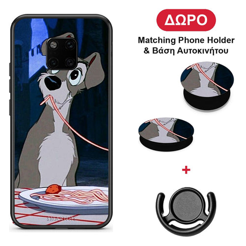 Lady And Tramp 1 - Huawei Mate 20 Pro θήκη + Δώρο Phone Holder & Βάση Αυτοκινήτου