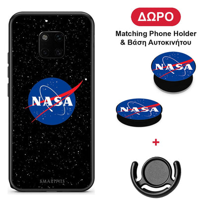 PopArt NASA - Huawei Mate 20 Pro θήκη + Δώρο Phone Holder & Βάση Αυτοκινήτου