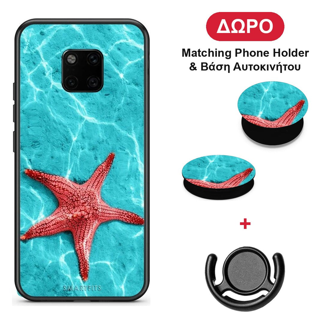 Red Starfish - Huawei Mate 20 Pro θήκη + Δώρο Phone Holder & Βάση Αυτοκινήτου