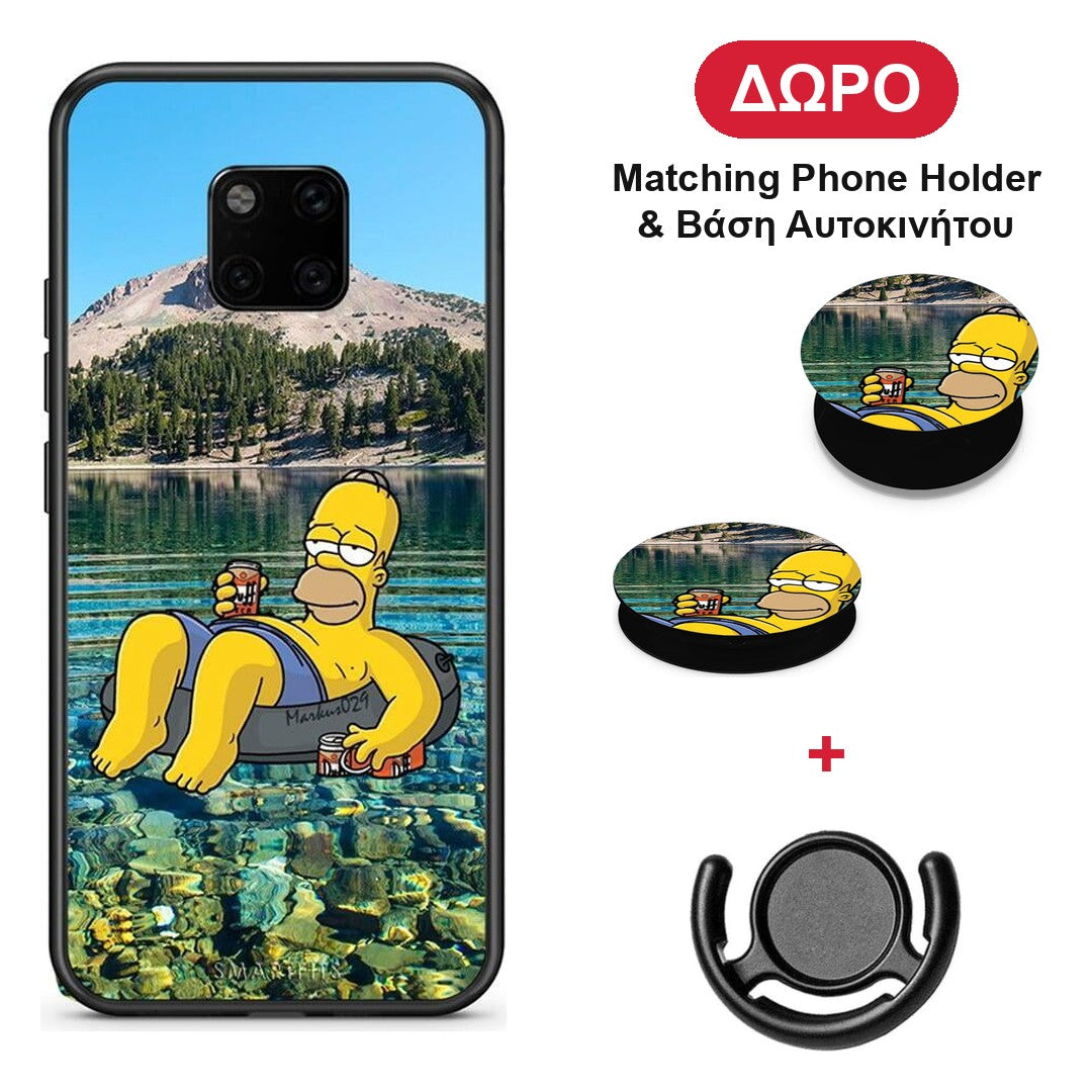 Summer Happiness - Huawei Mate 20 Pro θήκη + Δώρο Phone Holder & Βάση Αυτοκινήτου