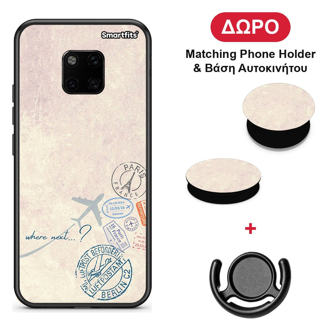 Where Next - Huawei Mate 20 Pro θήκη + Δώρο Phone Holder & Βάση Αυτοκινήτου