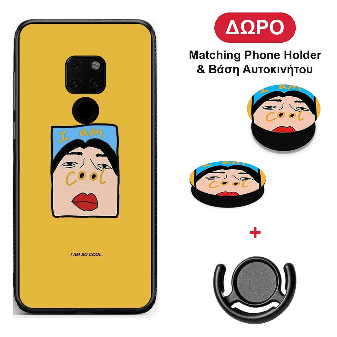 So Cool - Huawei Mate 20 θήκη + Δώρο Phone Holder & Βάση Αυτοκινήτου