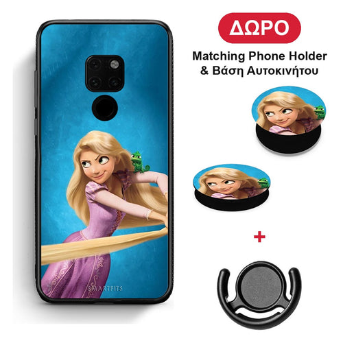 Tangled 2 - Huawei Mate 20 θήκη + Δώρο Phone Holder & Βάση Αυτοκινήτου