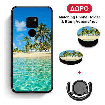 Tropical Vibes - Huawei Mate 20 θήκη + Δώρο Phone Holder & Βάση Αυτοκινήτου