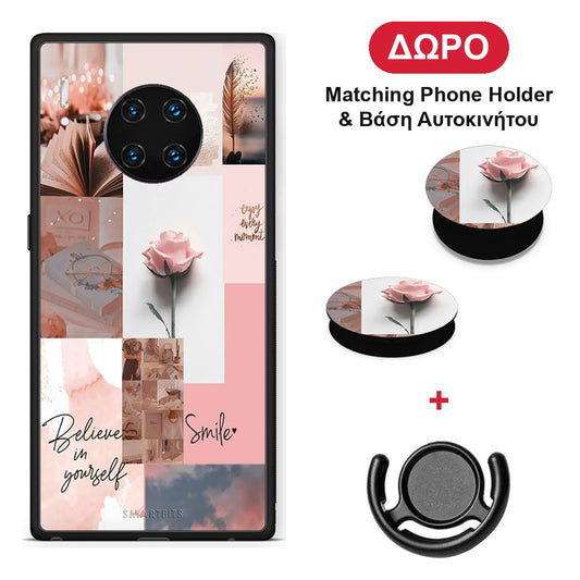 Aesthetic Collage - Huawei Mate 30 Pro θήκη + Δώρο Phone Holder & Βάση Αυτοκινήτου