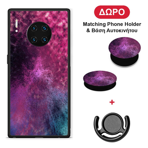 Galactic Aurora - Huawei Mate 30 Pro θήκη + Δώρο Phone Holder & Βάση Αυτοκινήτου