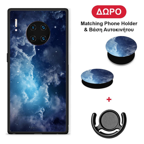 Galactic Blue Sky - Huawei Mate 30 Pro θήκη + Δώρο Phone Holder & Βάση Αυτοκινήτου