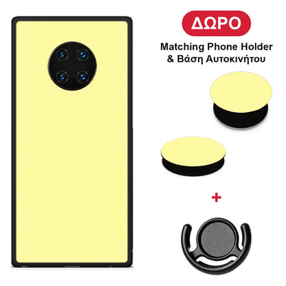 Butter Yellow - Huawei Mate 30 Pro θήκη + Δώρο Phone Holder & Βάση Αυτοκινήτου