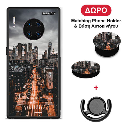 City Lights - Huawei Mate 30 Pro θήκη + Δώρο Phone Holder & Βάση Αυτοκινήτου