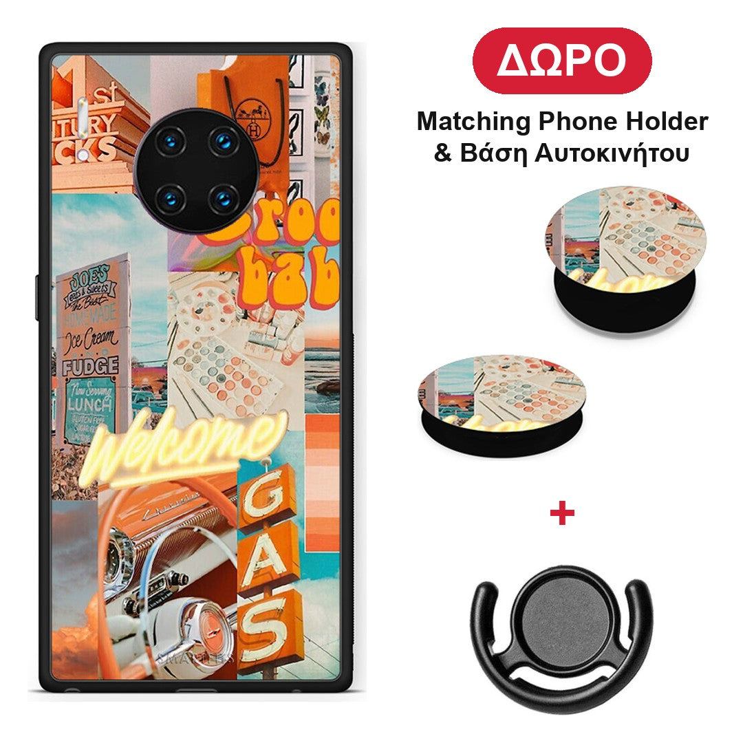 Groovy Babe - Huawei Mate 30 Pro θήκη + Δώρο Phone Holder & Βάση Αυτοκινήτου