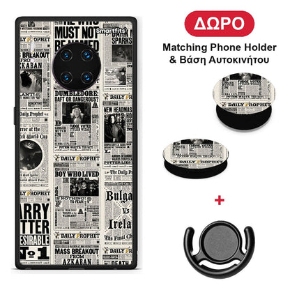 Harry Paper - Huawei Mate 30 Pro θήκη + Δώρο Phone Holder & Βάση Αυτοκινήτου