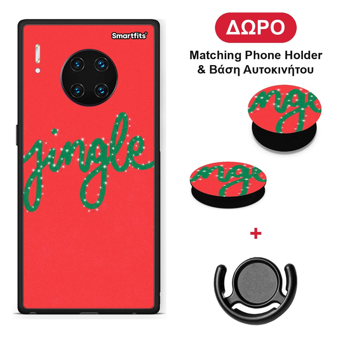 Jingle Xmas - Huawei Mate 30 Pro θήκη + Δώρο Phone Holder & Βάση Αυτοκινήτου