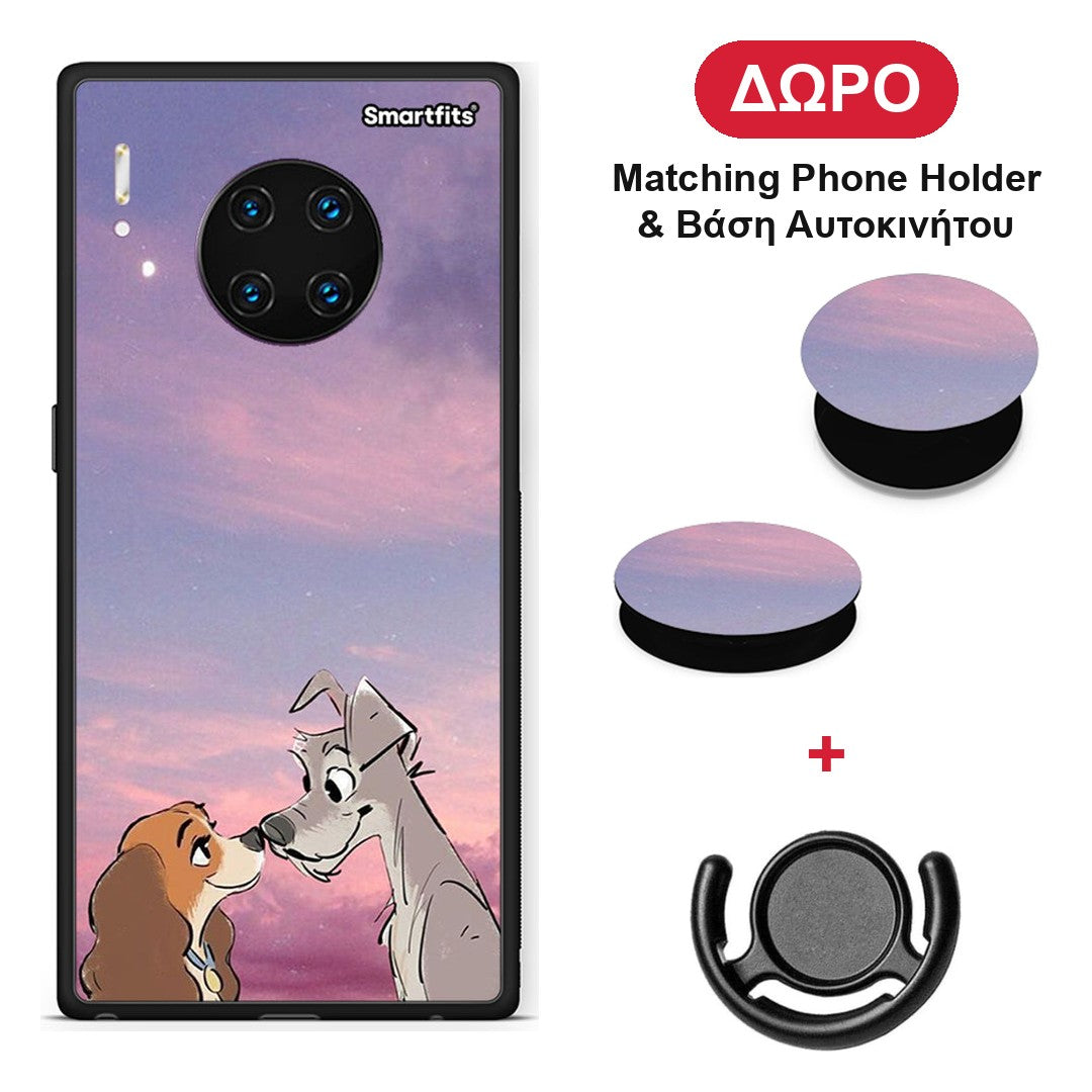 Lady And Tramp - Huawei Mate 30 Pro θήκη + Δώρο Phone Holder & Βάση Αυτοκινήτου