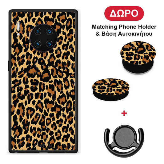 Animal Leopard - Huawei Mate 30 Pro θήκη + Δώρο Phone Holder & Βάση Αυτοκινήτου