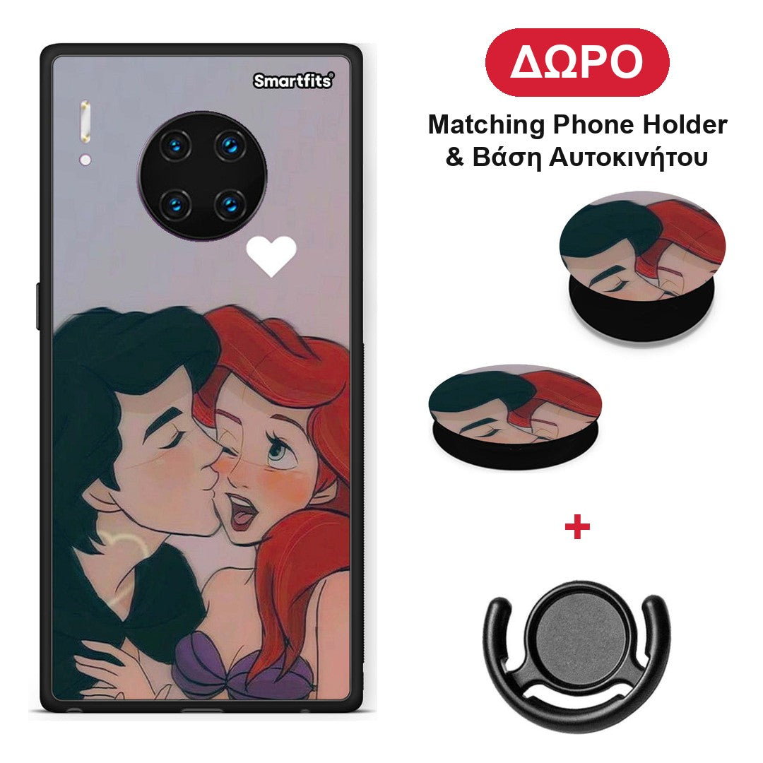 Mermaid Couple - Huawei Mate 30 Pro θήκη + Δώρο Phone Holder & Βάση Αυτοκινήτου