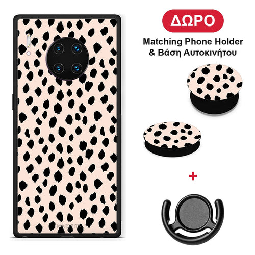 New Polka Dots - Huawei Mate 30 Pro θήκη + Δώρο Phone Holder & Βάση Αυτοκινήτου