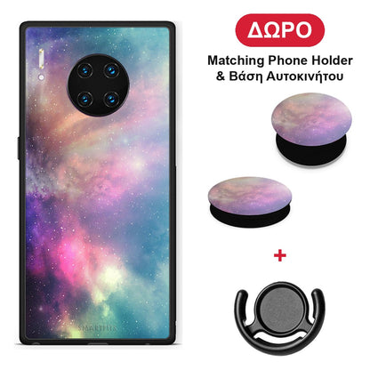 Galactic Rainbow - Huawei Mate 30 Pro θήκη + Δώρο Phone Holder & Βάση Αυτοκινήτου
