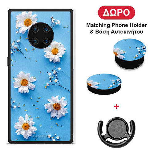 Real Daisies - Huawei Mate 30 Pro θήκη + Δώρο Phone Holder & Βάση Αυτοκινήτου