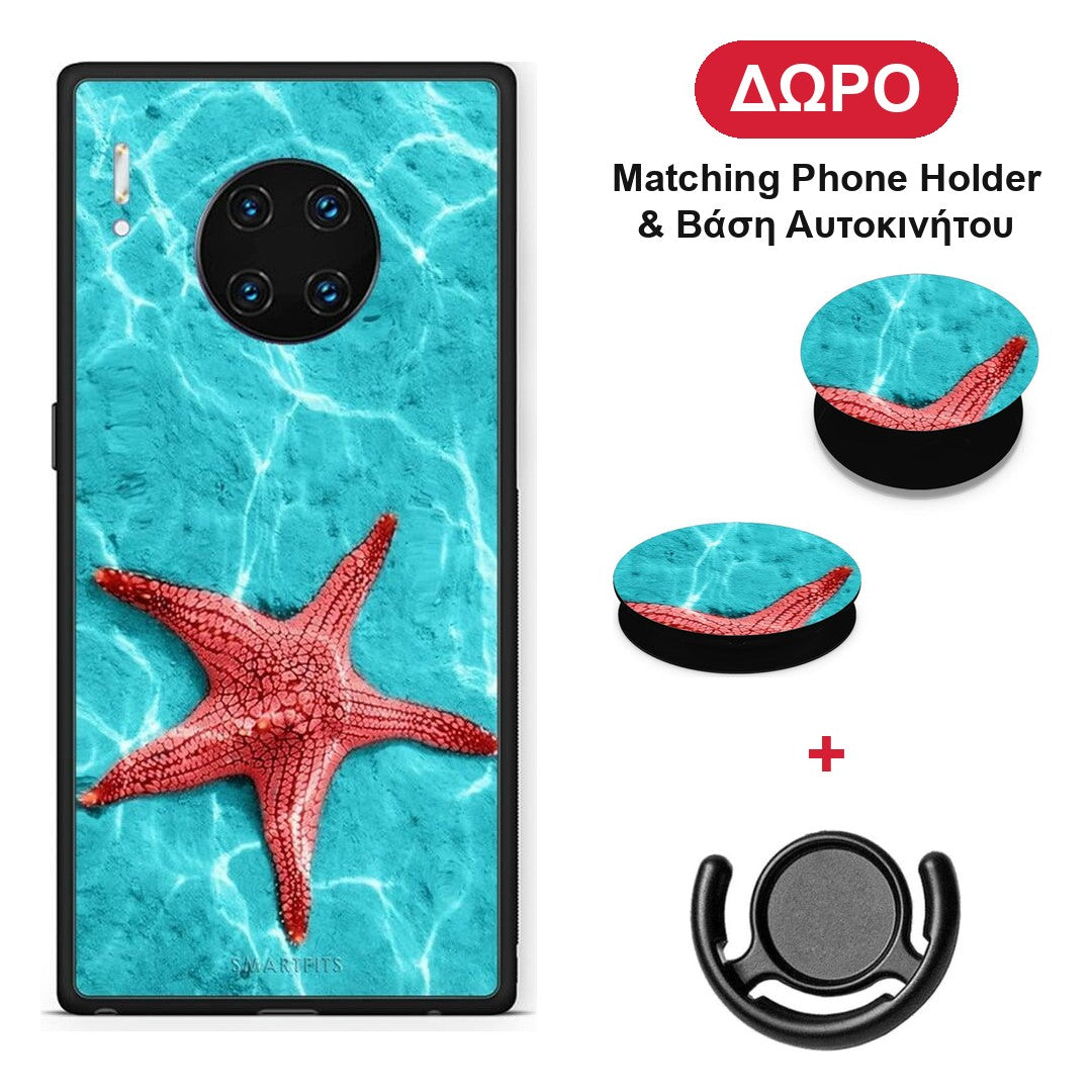 Red Starfish - Huawei Mate 30 Pro θήκη + Δώρο Phone Holder & Βάση Αυτοκινήτου