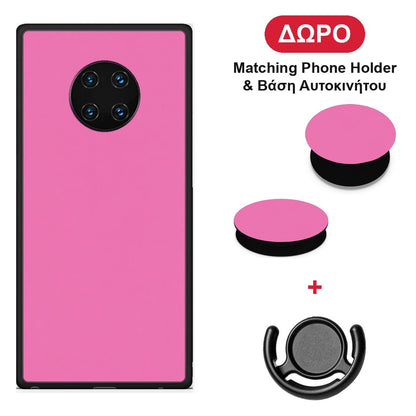 Rose Pink - Huawei Mate 30 Pro θήκη + Δώρο Phone Holder & Βάση Αυτοκινήτου