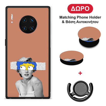 Sim Merilyn - Huawei Mate 30 Pro θήκη + Δώρο Phone Holder & Βάση Αυτοκινήτου