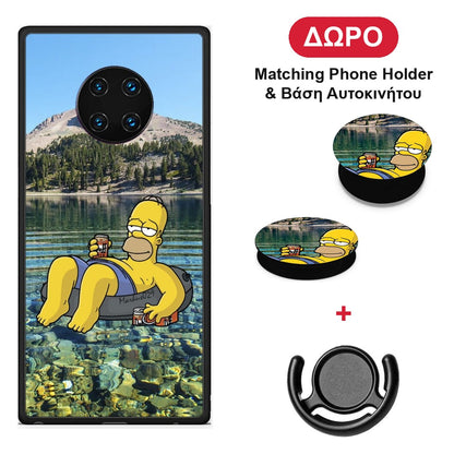 Summer Happiness - Huawei Mate 30 Pro θήκη + Δώρο Phone Holder & Βάση Αυτοκινήτου