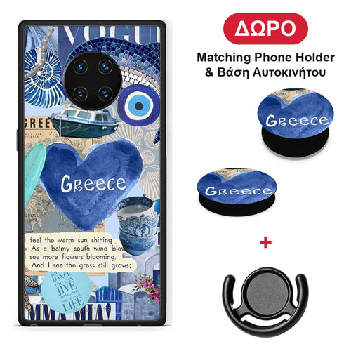 Summer In Greece - Huawei Mate 30 Pro θήκη + Δώρο Phone Holder & Βάση Αυτοκινήτου