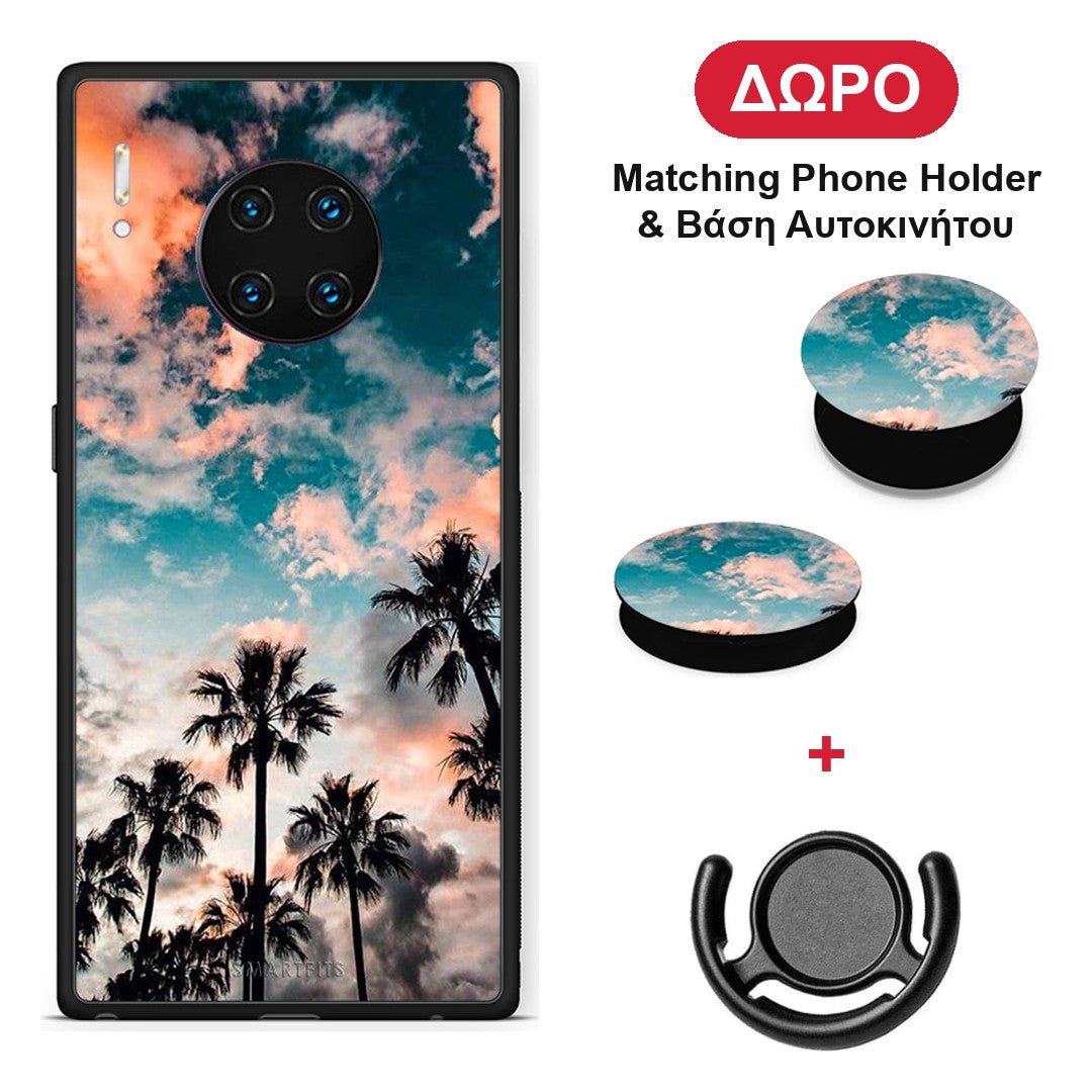 Summer Sky - Huawei Mate 30 Pro θήκη + Δώρο Phone Holder & Βάση Αυτοκινήτου