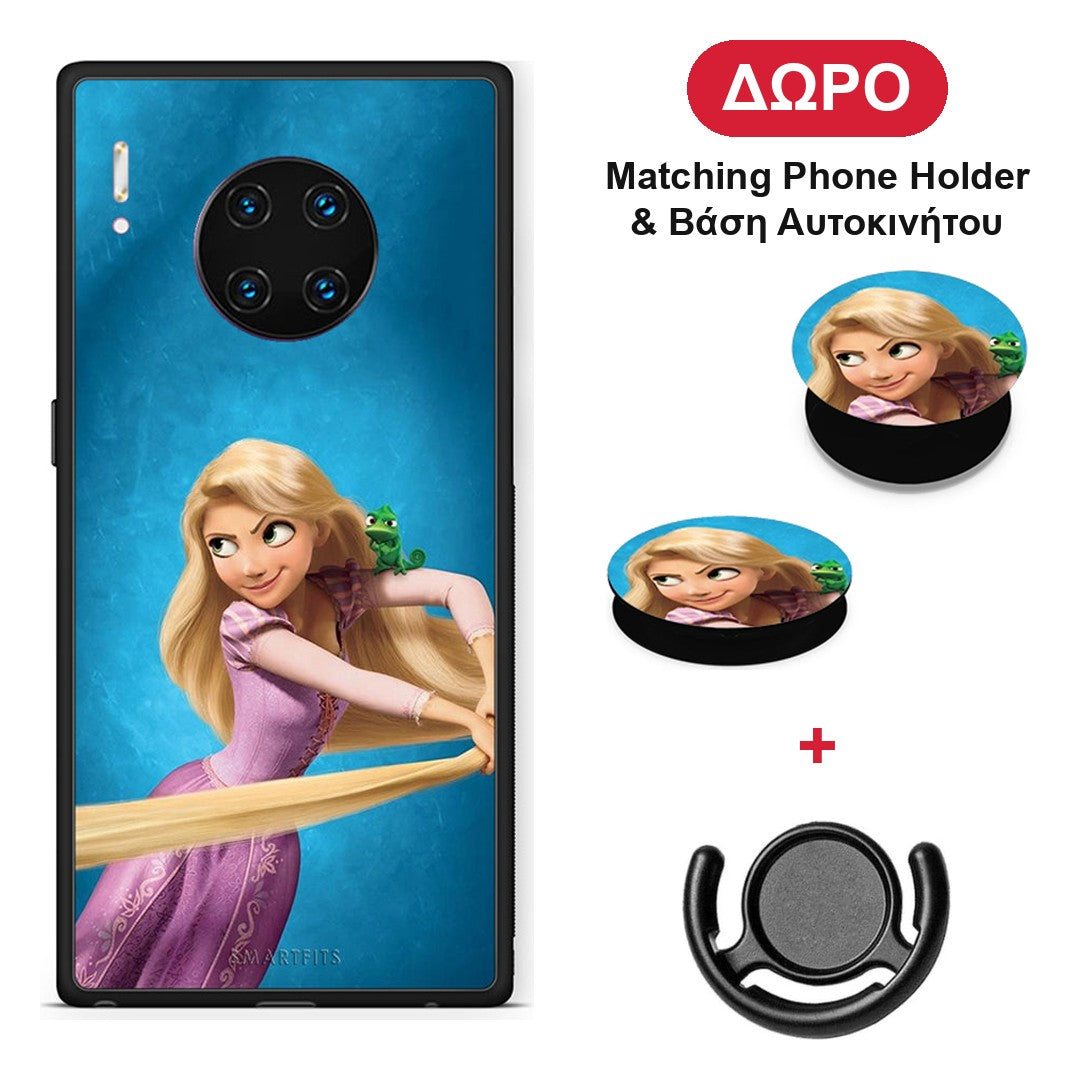 Tangled 2 - Huawei Mate 30 Pro θήκη + Δώρο Phone Holder & Βάση Αυτοκινήτου