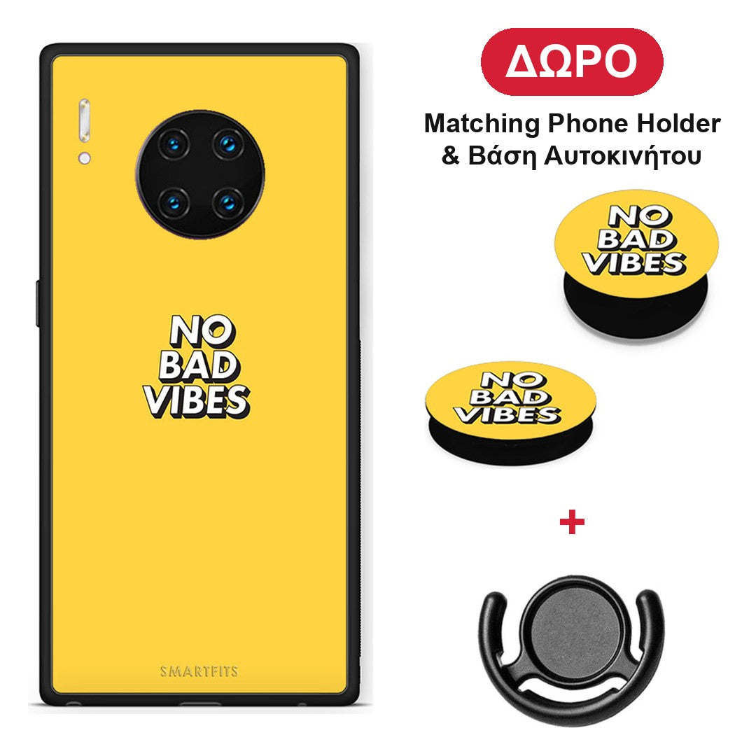 Text Vibes - Huawei Mate 30 Pro θήκη + Δώρο Phone Holder & Βάση Αυτοκινήτου