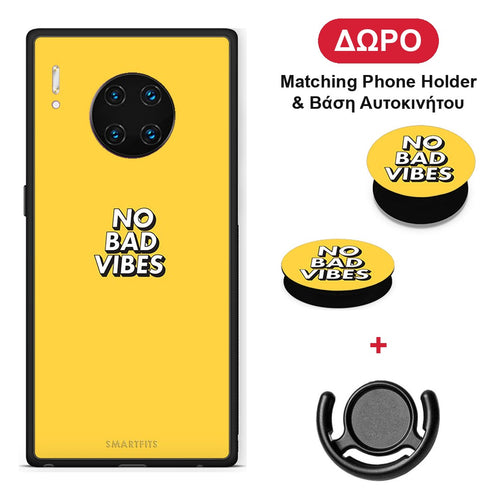 Text Vibes - Huawei Mate 30 Pro θήκη + Δώρο Phone Holder & Βάση Αυτοκινήτου