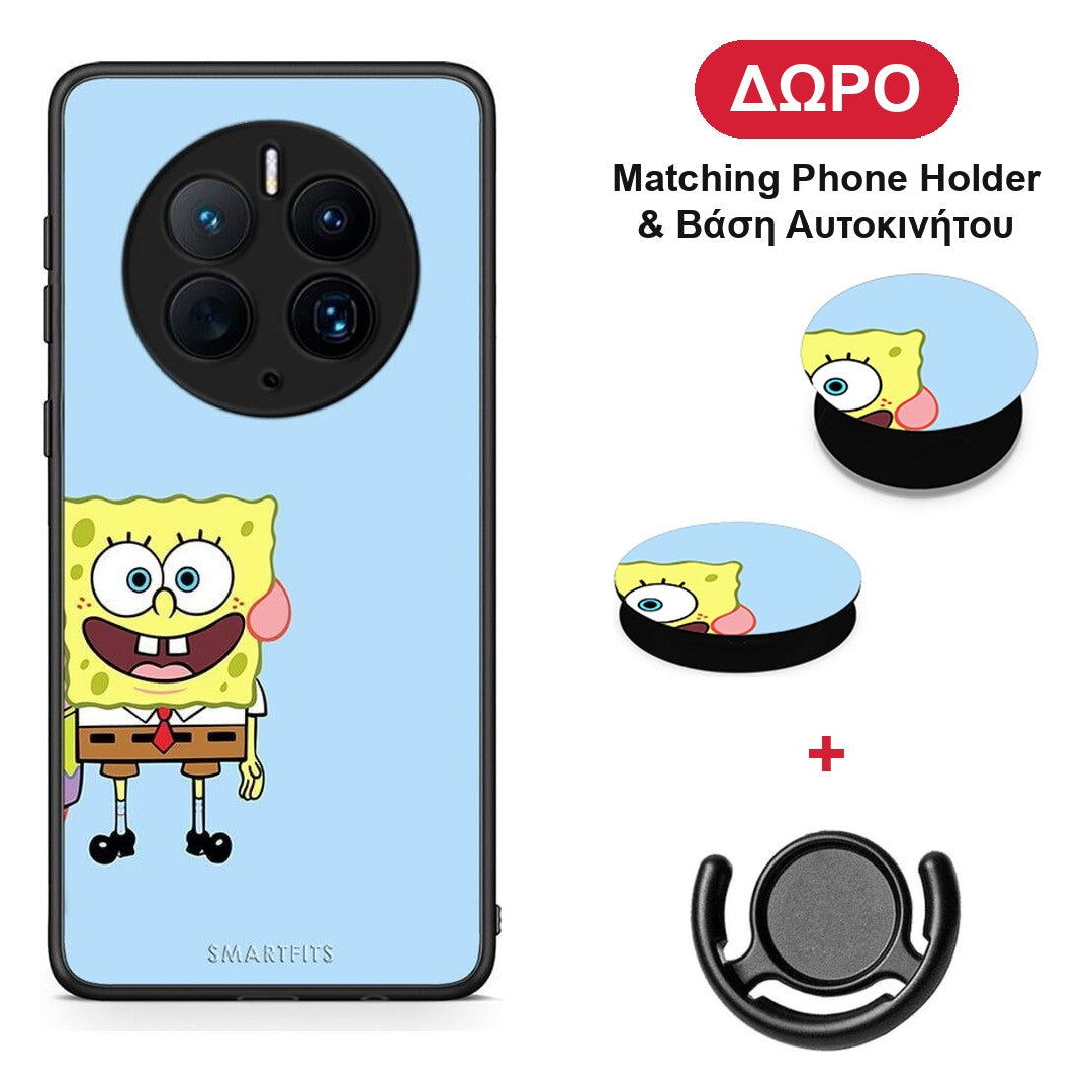 Friends Bob - Huawei Mate 50 Pro θήκη + Δώρο Phone Holder & Βάση Αυτοκινήτου