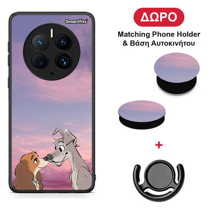 Lady And Tramp - Huawei Mate 50 Pro θήκη + Δώρο Phone Holder & Βάση Αυτοκινήτου
