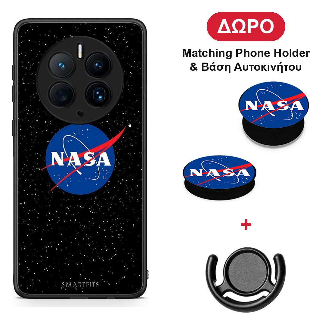 PopArt NASA - Huawei Mate 50 Pro θήκη + Δώρο Phone Holder & Βάση Αυτοκινήτου