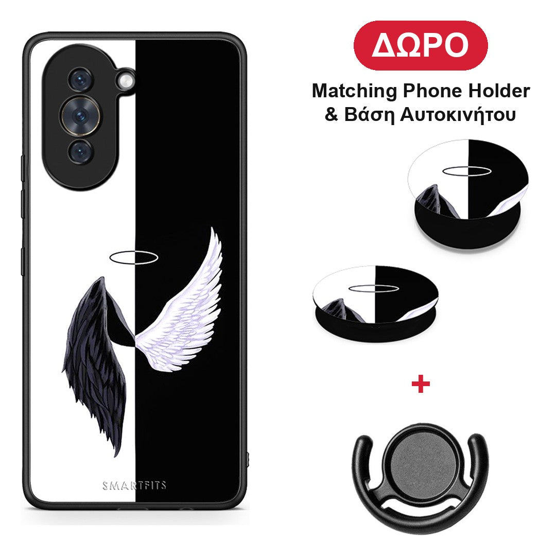 Angels Demons - Huawei Nova 10 θήκη + Δώρο Phone Holder & Βάση Αυτοκινήτου
