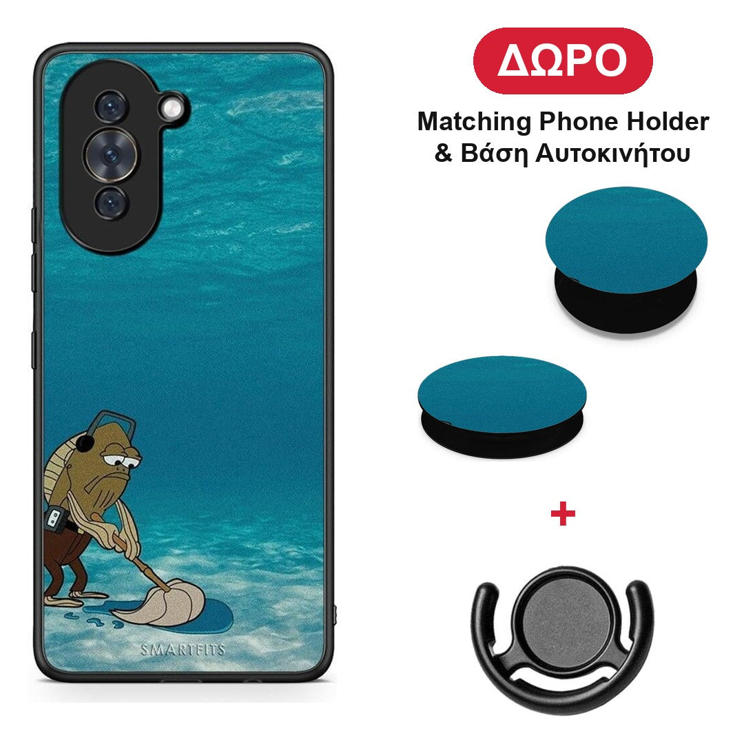 Clean The Ocean - Huawei Nova 10 θήκη + Δώρο Phone Holder & Βάση Αυτοκινήτου