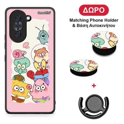 Cute Companion - Huawei Nova 10 θήκη + Δώρο Phone Holder & Βάση Αυτοκινήτου