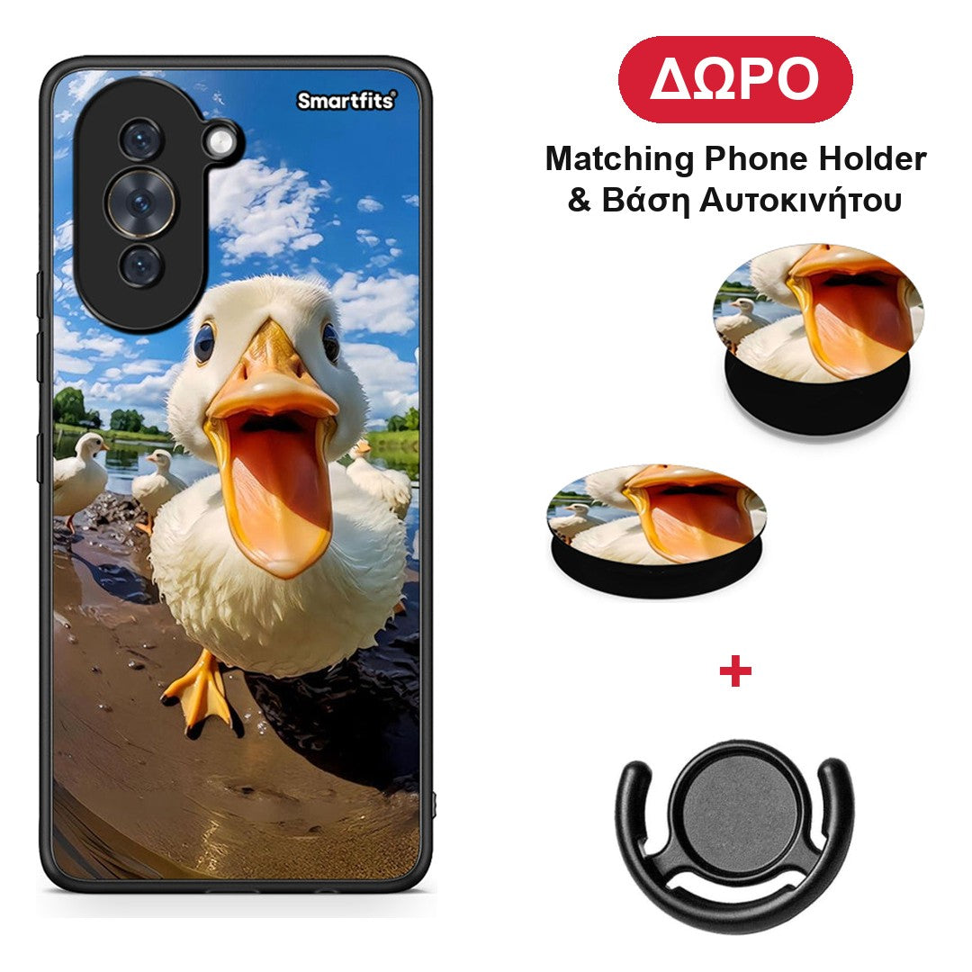 Duck Face - Huawei Nova 10 θήκη + Δώρο Phone Holder & Βάση Αυτοκινήτου