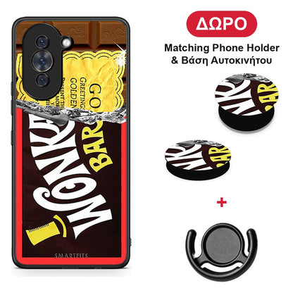 Golden Ticket - Huawei Nova 10 θήκη + Δώρο Phone Holder & Βάση Αυτοκινήτου