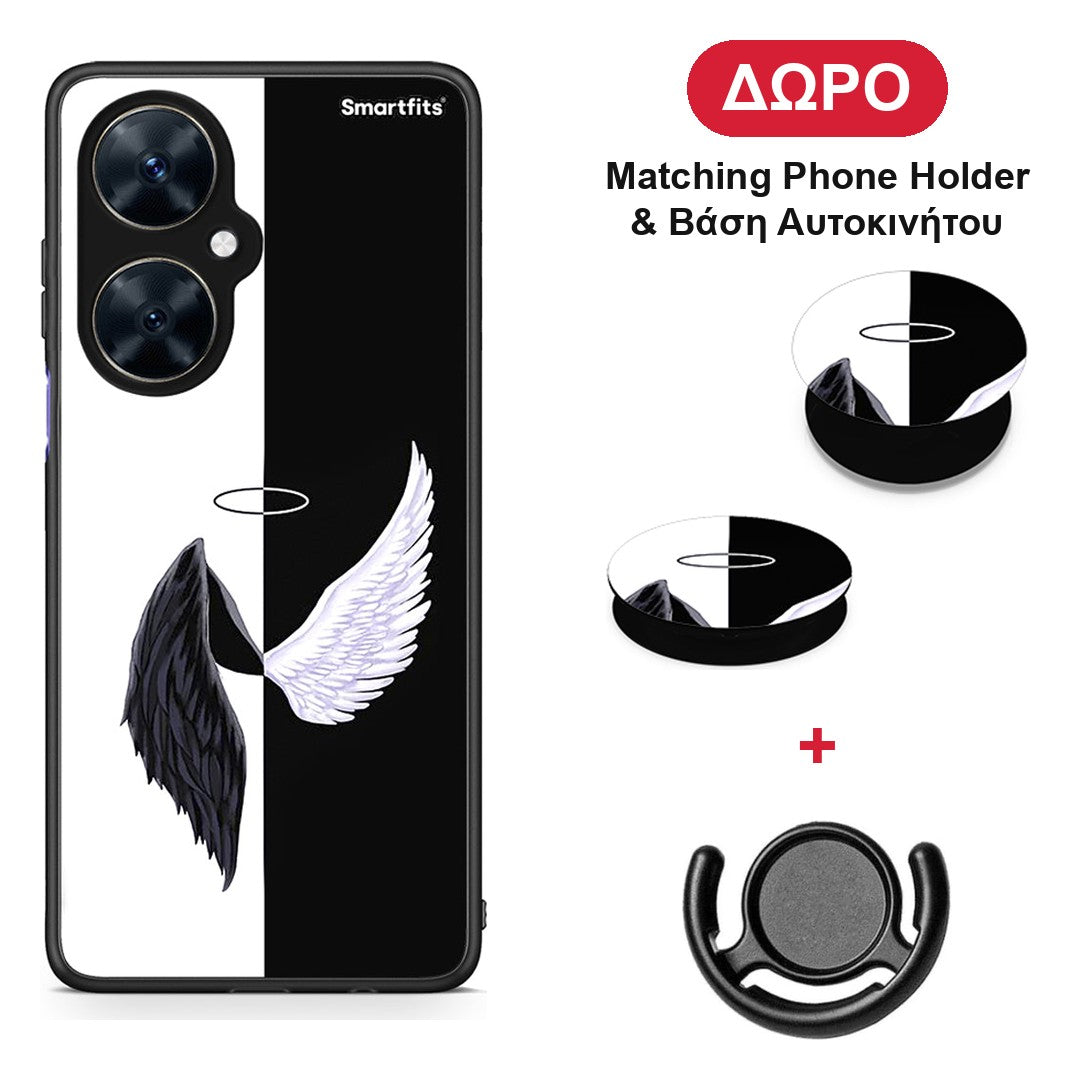 Angels Demons - Huawei Nova 11i θήκη + Δώρο Phone Holder & Βάση Αυτοκινήτου
