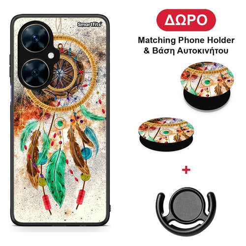 Boho DreamCatcher - Huawei Nova 11i θήκη + Δώρο Phone Holder & Βάση Αυτοκινήτου