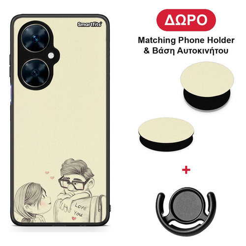 Carl And Ellie - Huawei Nova 11i θήκη + Δώρο Phone Holder & Βάση Αυτοκινήτου