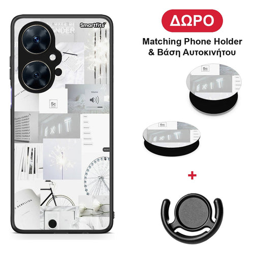Collage Make Me Wonder - Huawei Nova 11i θήκη + Δώρο Phone Holder & Βάση Αυτοκινήτου