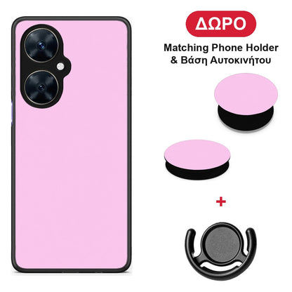 Cotton Candy Pink - Huawei Nova 11i θήκη + Δώρο Phone Holder & Βάση Αυτοκινήτου